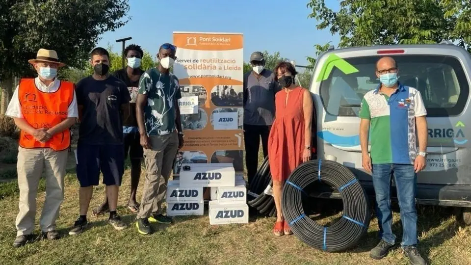 El Consell de Zona 01 desenvolupa un projecte d’horts comunitaris a Rufea amb la comunitat senegalesa.