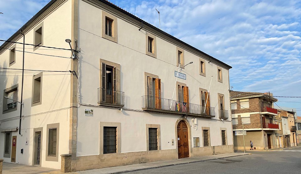 Imatge de l'edifici de l'Ajuntament de Bellvís