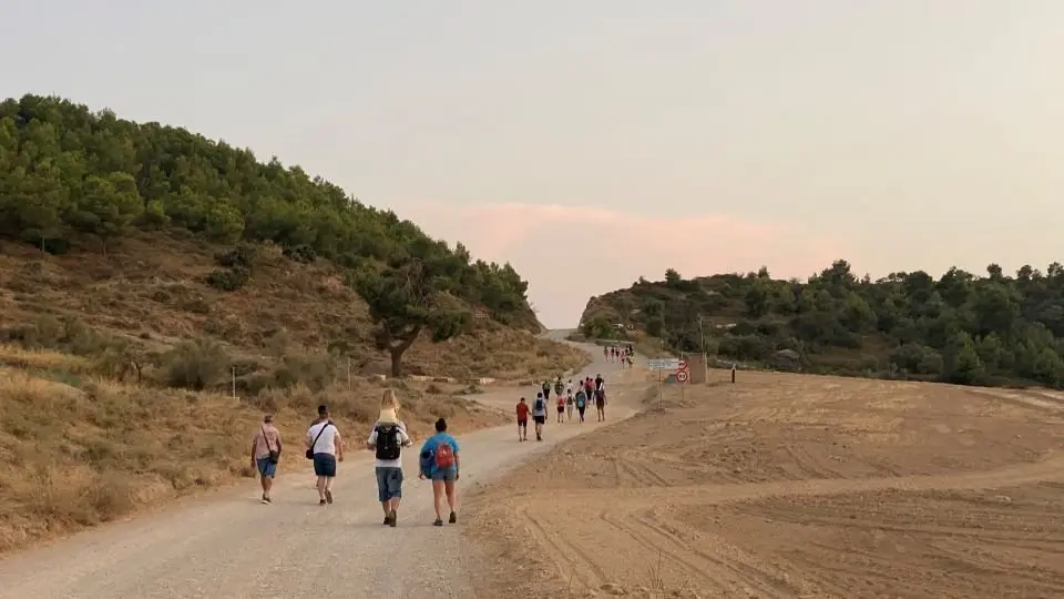 Caminada solidària contra el càncer a Castelldans per l'AECC - Foto: Ajuntament de Castelldans