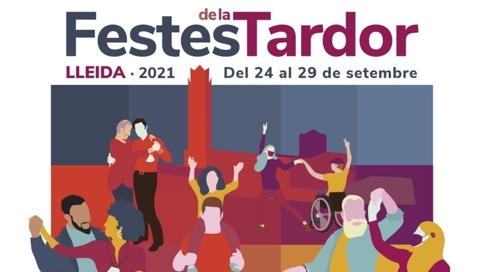 Cartell de les Festes de la Tardor de Lleida 2021.