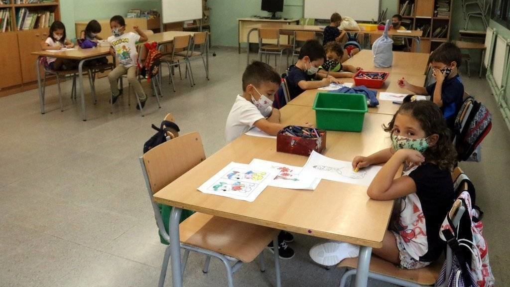 Salvador Miret
Pla obert d'alumnes de l'aula d'acollida matinal a l'escola Frederic Godàs de Lleida, el 13 de setembre del 2021. (Horitzontal)