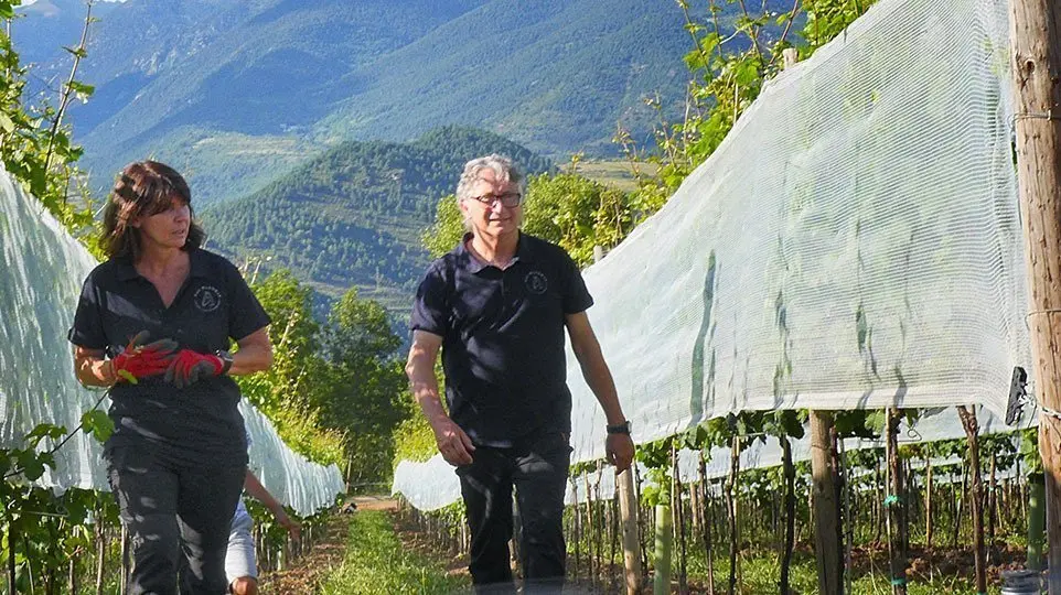 Javier Güell i Silvia Gaminde del celler Cal Mandrat ©GamiOrbegoso