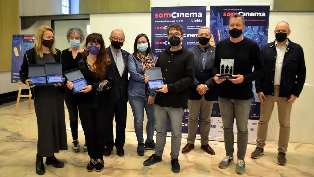 Premiats a la 12a edició del Som Cinema del 2021 ©ACN