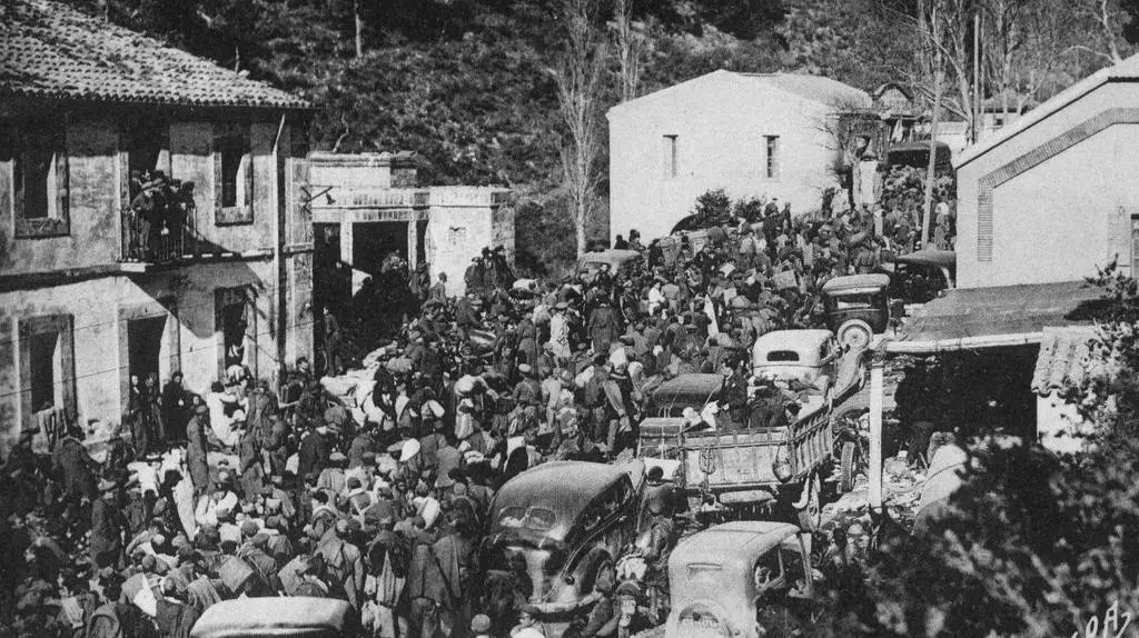 Extracte del cartell nova edició dels 'Debats de memòria' - Foto: Archives Departamentales des Pyrénées Orientales (Perpinyà), cedida per la Paeria de Lleida