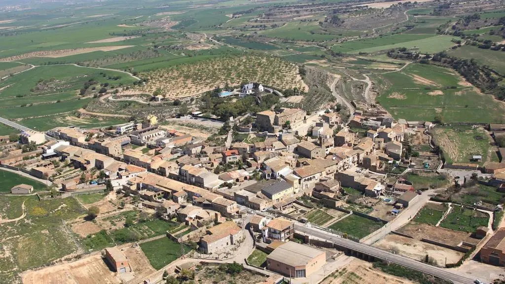 Imatge d'arxiu del poble de Claravalls, al terme de Tàrrega,  i el seu entorn rural (1) - Foto: cedida per l'Ajuntament de Tàrrega