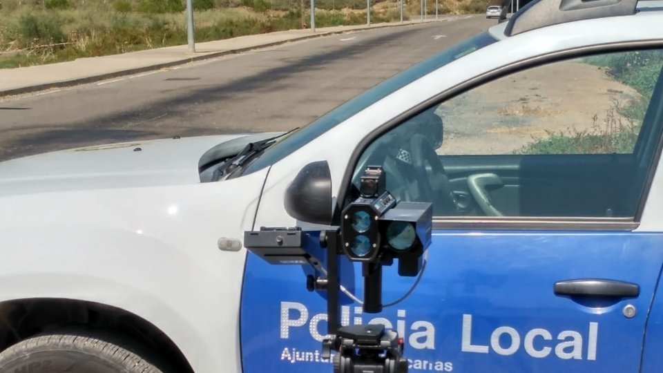 Cinemòmetre homologat de la policia local d'Alcarràs