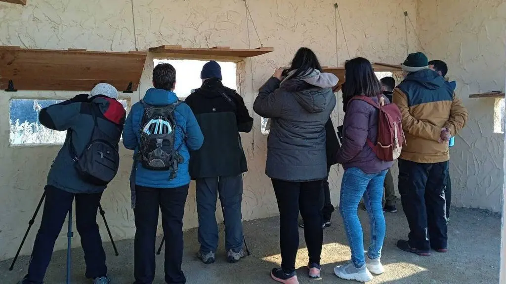 Dissabte es va fer el cens d'ocells a les zones humides. Imatge de l'activitat als aiguamolls de Rufea Aquest diumenge, els participants han pogut descobrir tota la vida que s’amaga al bosc a l’hivern

Fotografia amb alta resolució - Ajuntament de Lleida