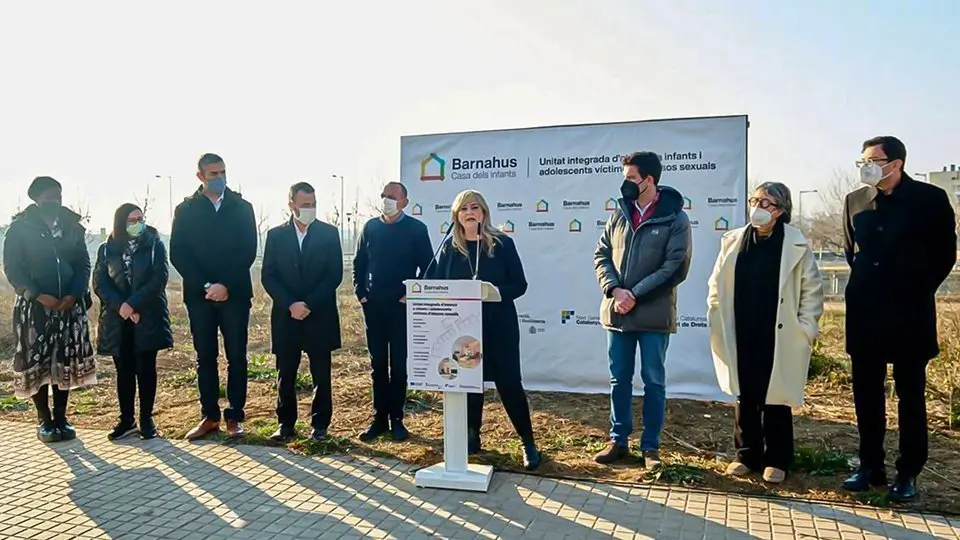 La consellera Violant Cervera en la presentació de Casa Barnahus a Lleida ©Govern