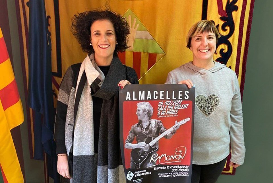 Presentació del concert a Almacelles