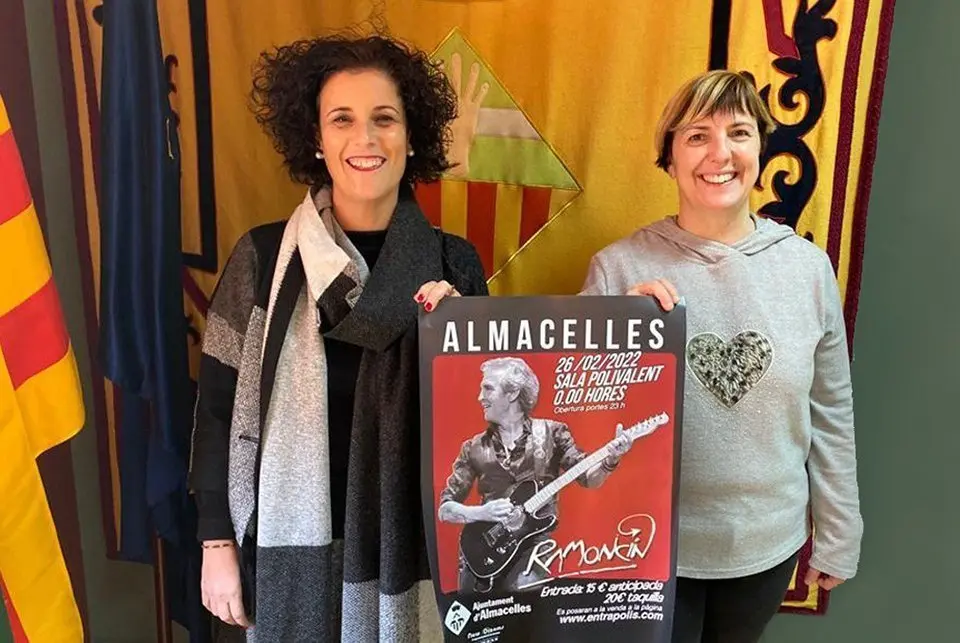 Presentació del concert a Almacelles