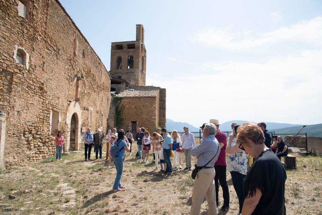 Les visites guiades del 2019 a la Col·legiata de Sant Pere d'Àger - Foto: cedida per l'Ajuntament d'Àger
