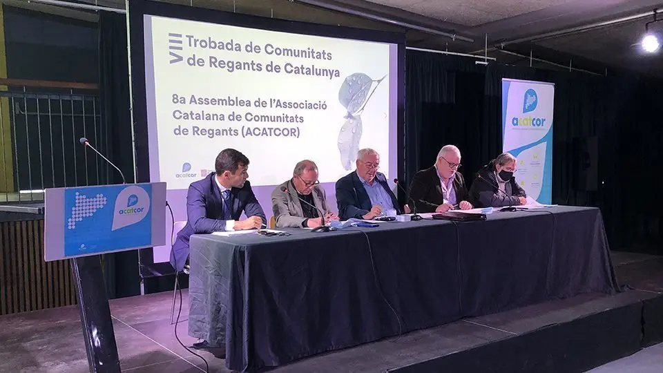 Assemblea de l'ACATCOR a la Trobada de Comunitats de Regants ©ACATCOR