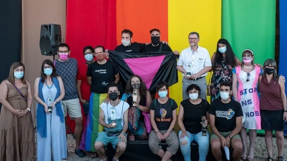 Celebració del Dia Internacional de l’Orgull a la Seu Vella (juny 2021).