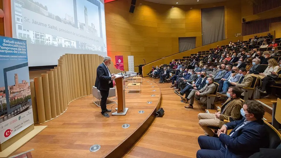 Acte de presentació Estudi deslocalització d'empreses ©UdL