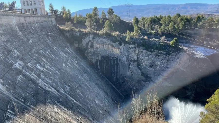 La presa de Talarn - Foto: ETSEA-UdL