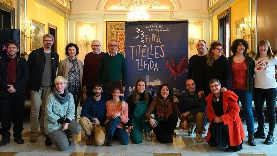 Presentació de l’avançament de programació i les principals novetats de la 33a Fira de Titelles de Lleida. Fotografia: Mario Gascón.