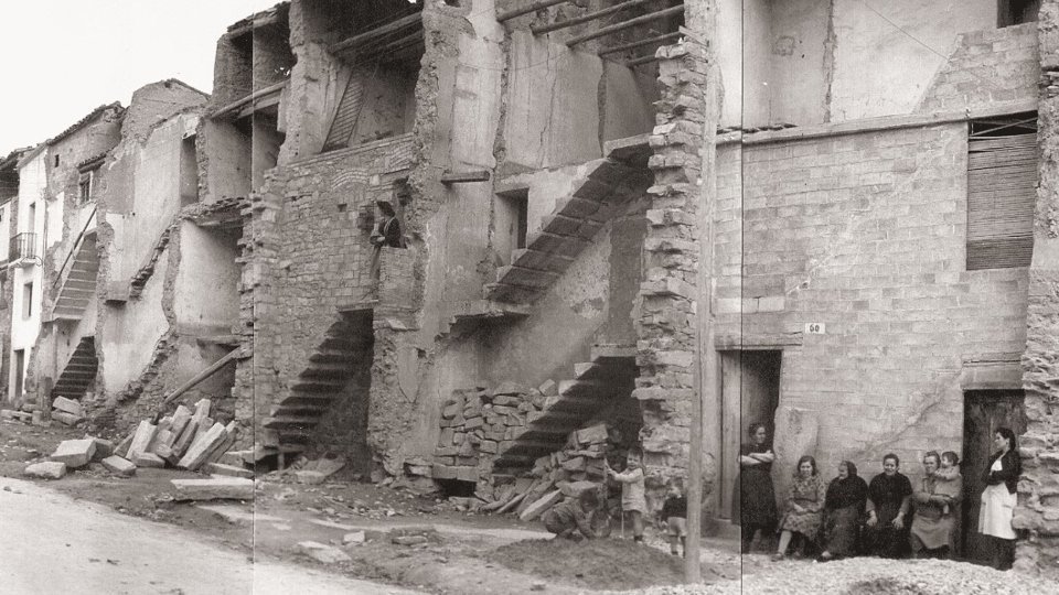 Raval del Carme després dels bombardeigs