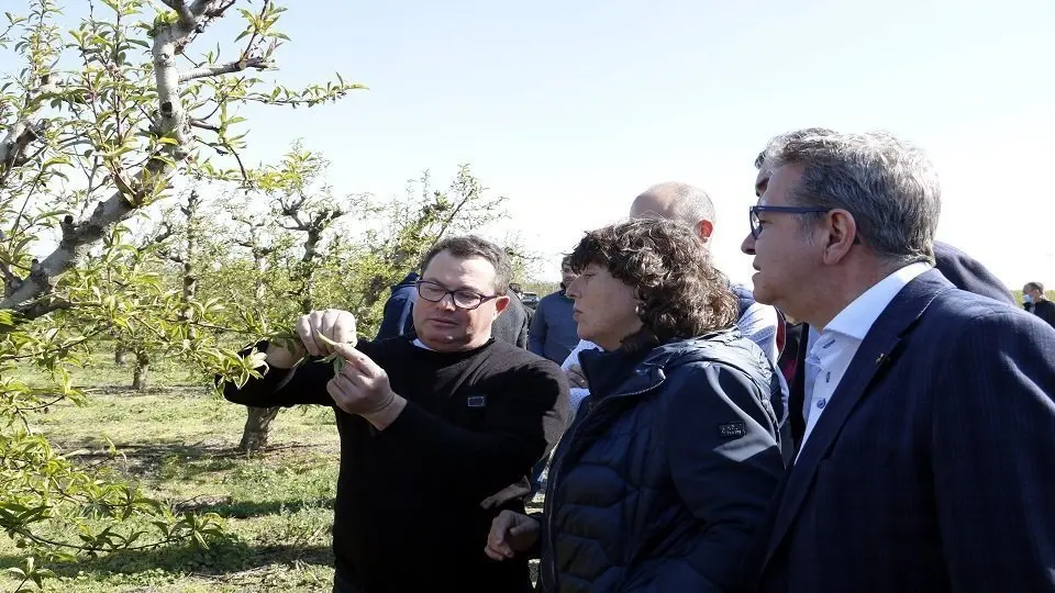 La Consellera d'Acció Climàtica, Alimentació i Agenda Rural, Teresa Jordà a Corbins ©LauraCortés