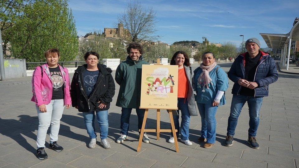Presentació del cartell de Sant Jordi a Balaguer ©AjBalaguer
