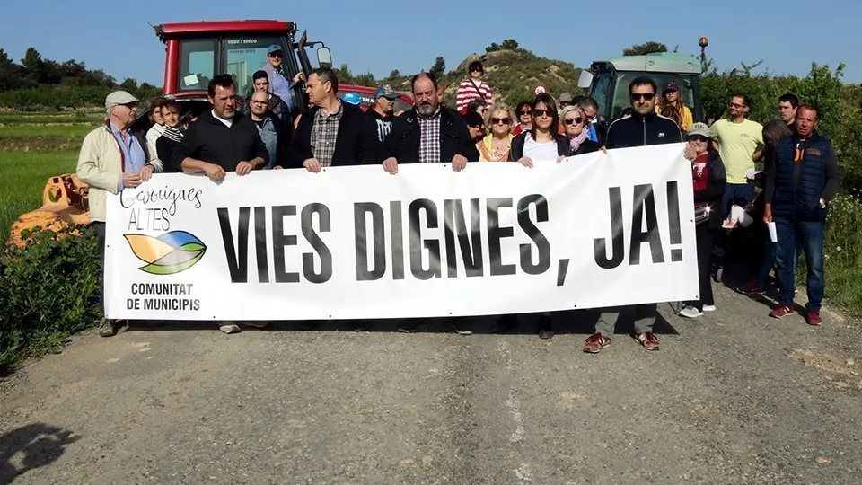 Les Garrigues Altes exigeixen l'Eix Transversal de Ponent ©AnnaBerga