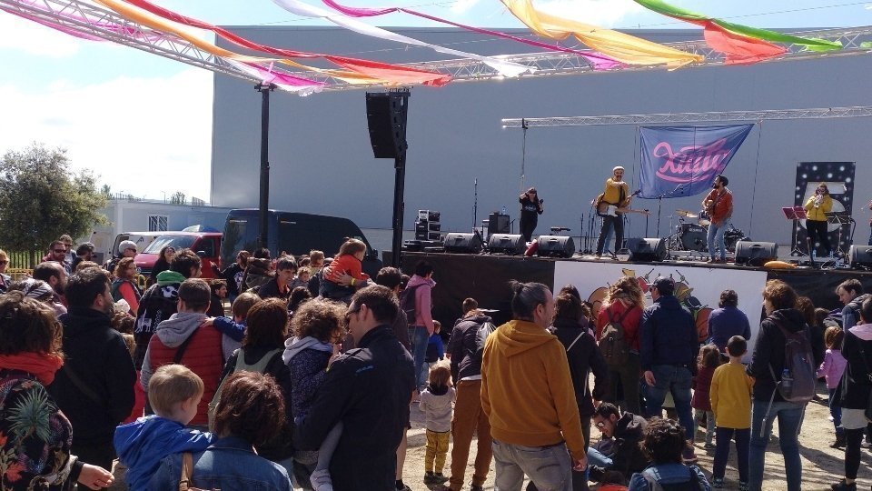 Actuació del grup Xiula al Festival Lo Closcamoll de 2019. Fotografia: Ajuntament de Tàrrega.