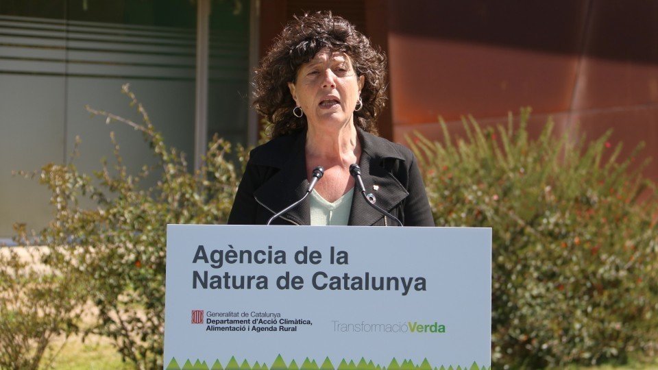 La consellera d'Acció Climàtica, Teresa Jordà, durant l'acte de presentació del full de ruta ©Gemma Tubert