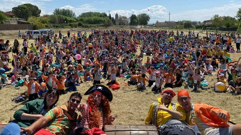 Foto grupal de la trobada Boombastik 2022 a Ivars d'Urgell ©Demarcació Nord Occidental