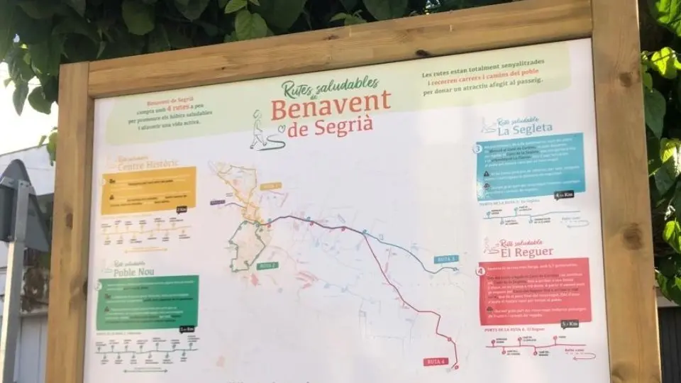 Rutes saludables de Benavent de Segrià