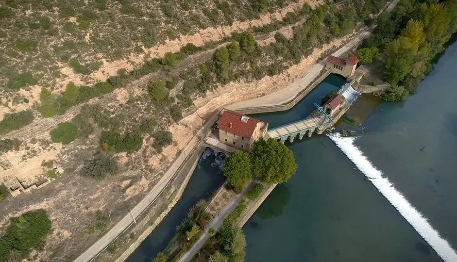 La presa del Canal Principal al Tossal de Ponts ©CGRCU