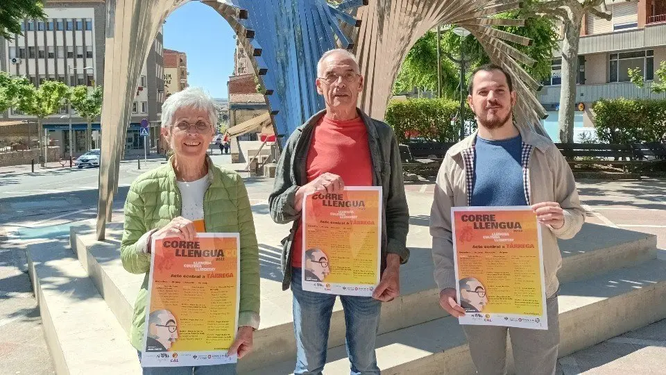 Presentació del cartell del Correllengua 2022 ©AjTàrrega