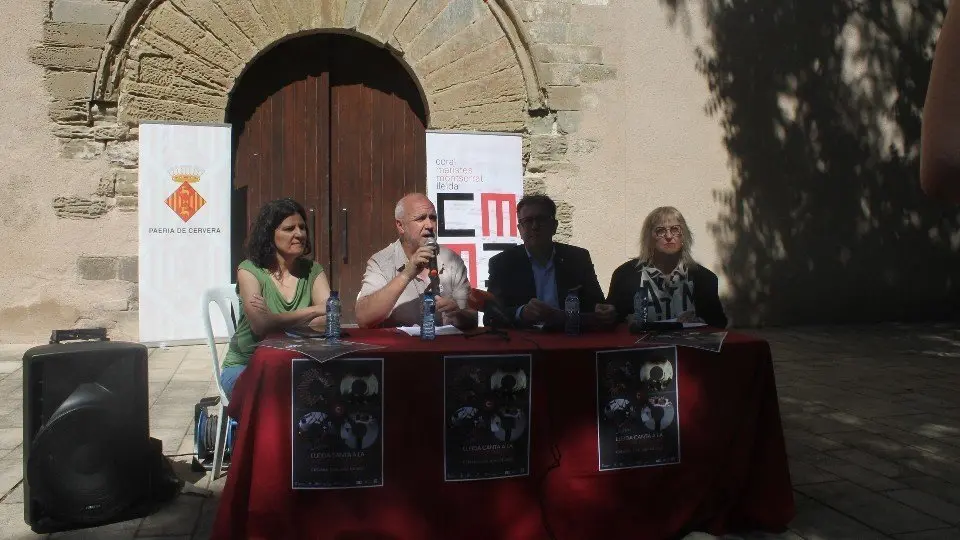 Roda de premsa del Lleida Canta a la Cultura ©Diputació de Lleida