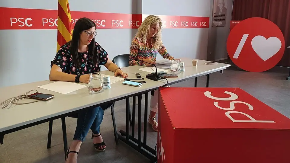 Montse Mínguez i Lorena González ©PSC