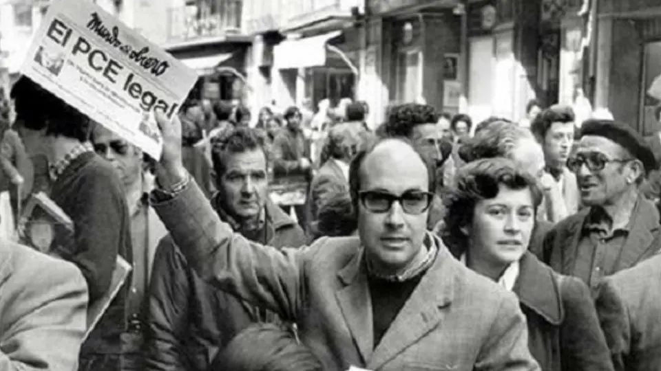 Fotografia de la Transició Democràtica.