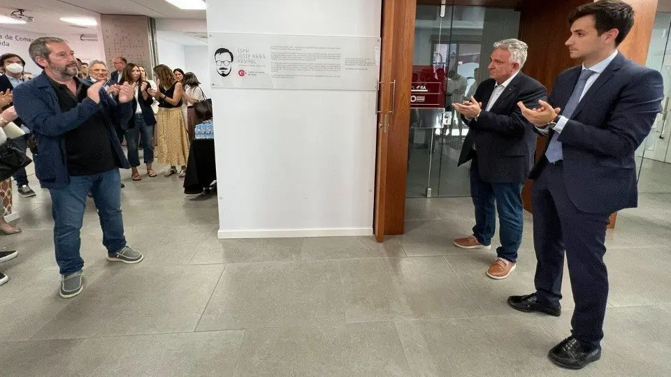 Inauguració de l'Espai Josep Maria Rusiñol a la Cambra de Comerç de Lleida ©CCLleida