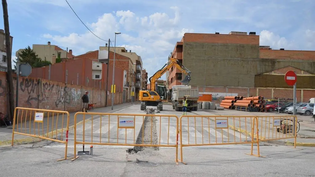 clavegueram carrer Urgell - Ajuntament de Mollerussa