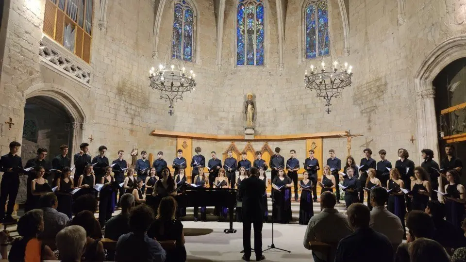 Cor Jove de l'Orfeó Català a l'Església de Sant Domènec ©AjBalaguer