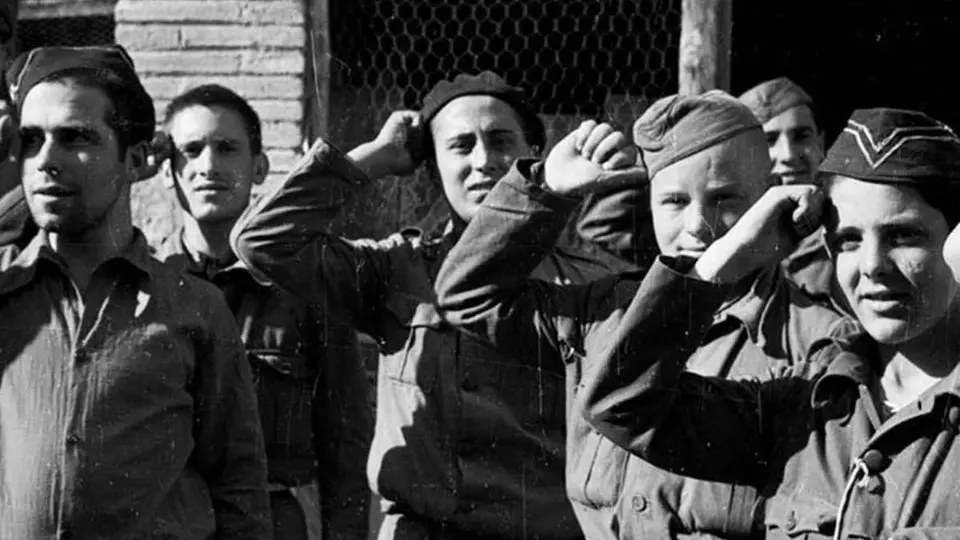 Alguns dels soldats de la lleva del biberó.