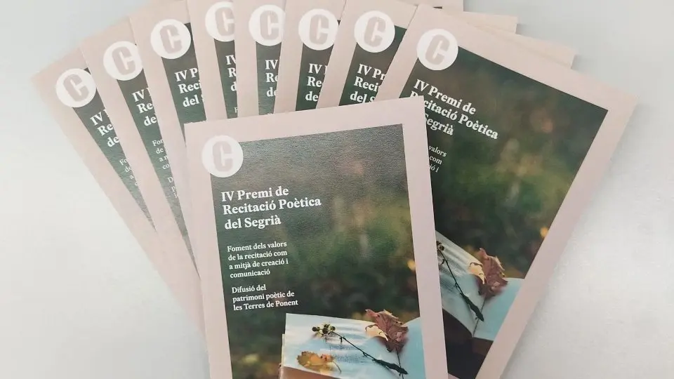 Tríptics del IV Premi de Recitació Poètica del Segrià