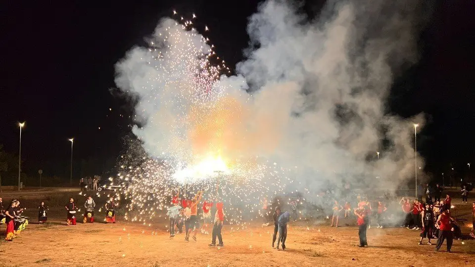 Segona Trobada de malabars de foc a Bellvís ©AjBellvís