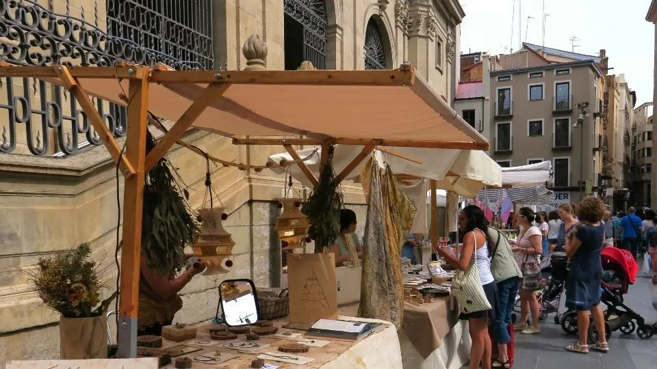 Lleida es preparar per una nova edició del Mercat de les Idees. Fotografia: Paeria de Lleida.