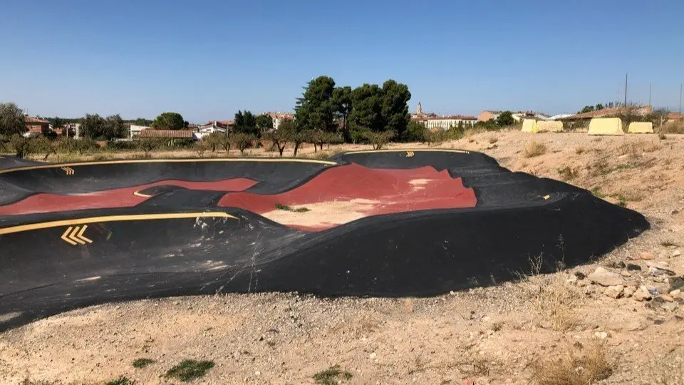 El circuit de pump track de les Borges Blanques ©AjBorgesBlanques