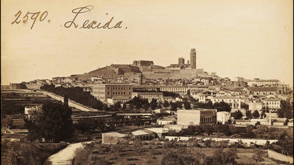 Lleida a finals del segle XIX. Fotografia: Cedida.