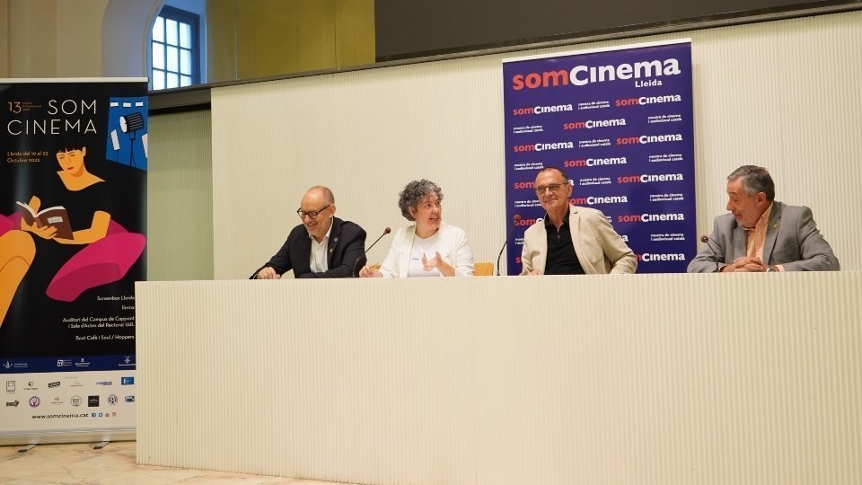 Presentació del 13è Som Cinema. Fotografia: Cristina Mongay.