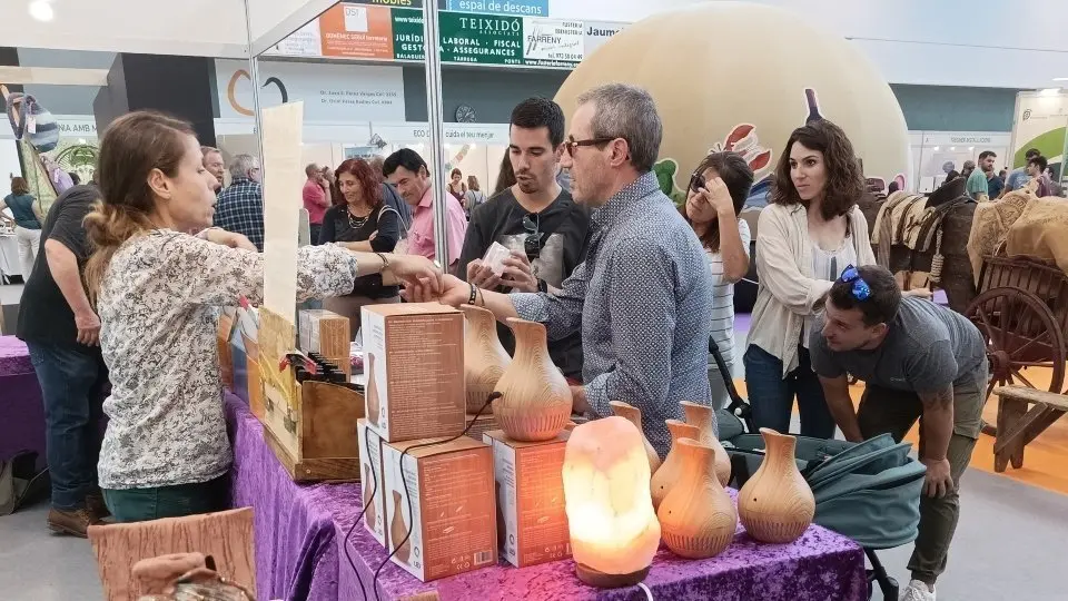 Estands de la 22a Fira del Medi Ambient de Tàrrega. Fotografia: Ajuntament de Tàrrega.