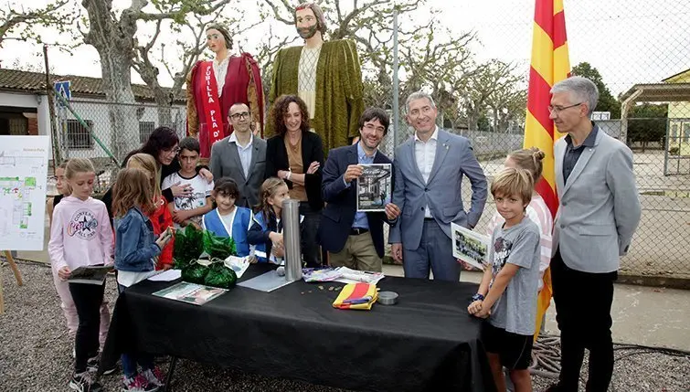 El Palau d'Anglesola posa la primera pedra de la nova escola Arnau Berenguer ©JosepAPérez