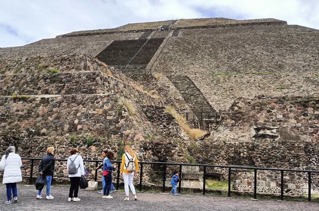 La imponent piràmide de Teotihuacán - Foto: Josefina Sans (Mèxic)