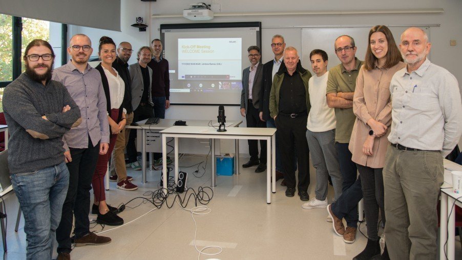 Primera reunió de treball del nou projecte sobre les energies renovables liderat per la UdL ©Universitat de Lleida