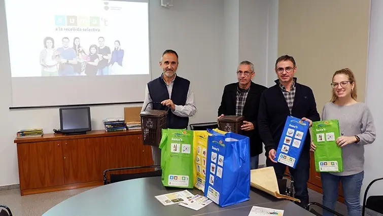 Presentació de la campanya de reciclatge al Pla d'Urgtell ©JosepAPérez