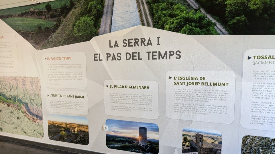 El centre d'interpretació de la Serra de Bellmunt-Almenara, a l'espai 'la Garuta de Castellserà ©Diputació de Lleida