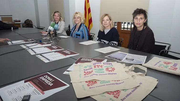 Rosalia Carnicé, Mirna Pedrós, Mar Torrent, i Mònica Capell ©JosepAPérez